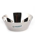 Coconut Stainless Steel H1 Regular Halwa Plate/ Serving Plates/ Snacks Plate - Small - Pack of 6(Diameter - 10Cm)