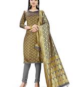 Black printed Art Silk salwar