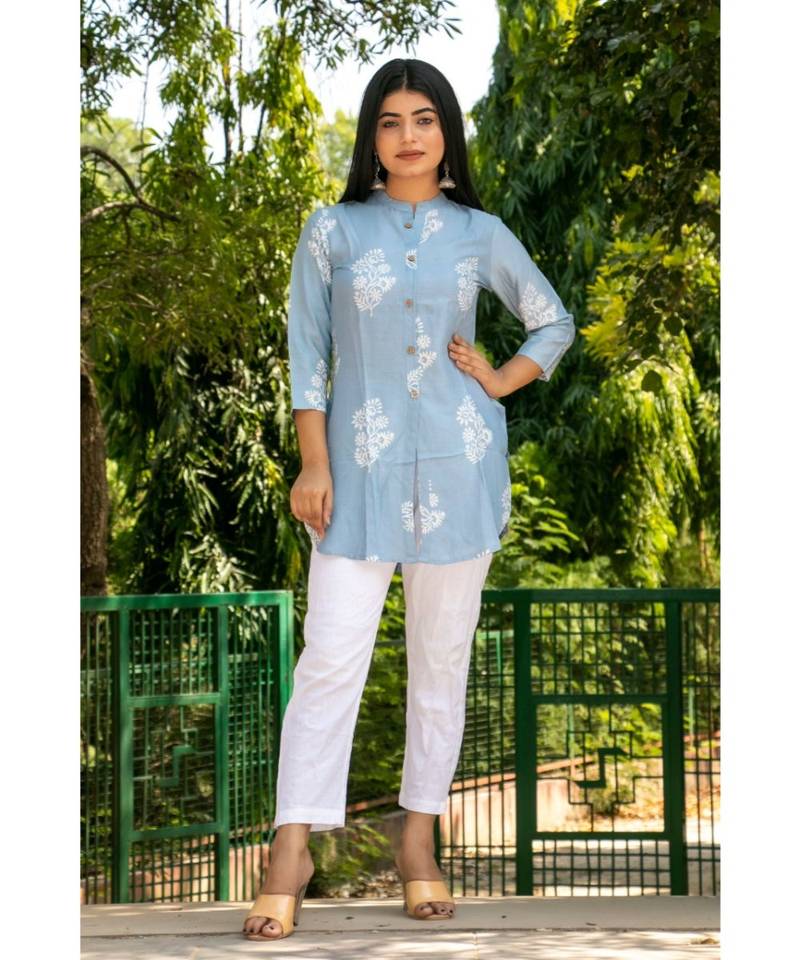 Mukta Fashion Jaipur Women's Stylish Apple Cut Kurta And Pant Set-Gray