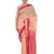 Orange Plain Cotton Silk Saree With Blouse