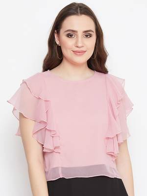 Solid Layered Crop Top 1