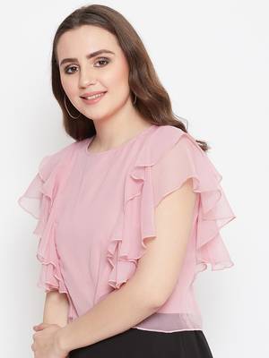 Solid Layered Crop Top 3