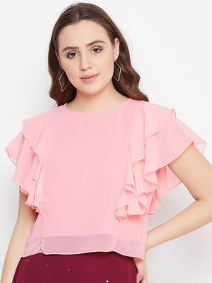 Solid Layered Crop Top 1
