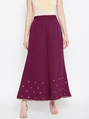 Sequinned palazzo 1