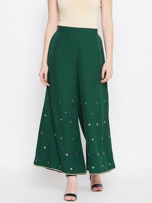Sequinned palazzo 1