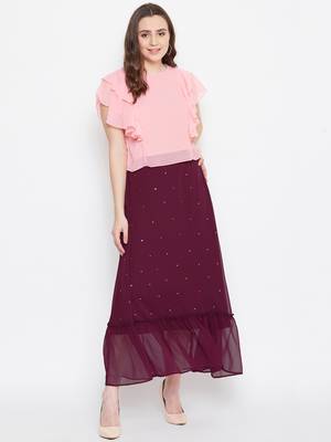 Sequinned Gathered Dress 2