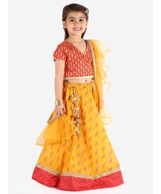 KID1 Sequin embroidered choli with silk lehenga and duppatt 2