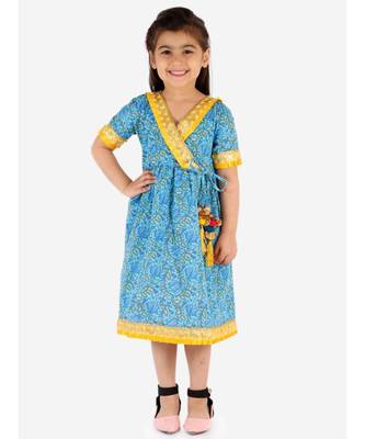KID1 Fusion Gota lace long dress 1