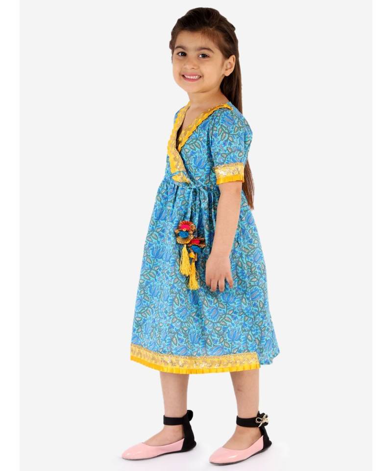 KID1 Fusion Gota lace long dress