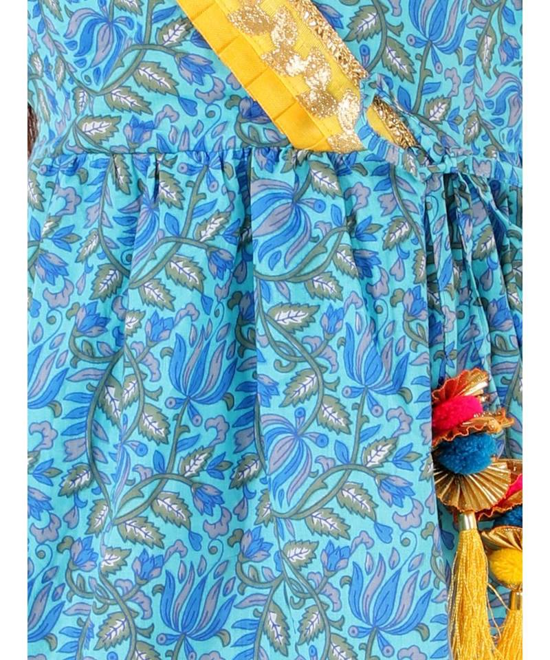 KID1 Fusion Gota lace long dress