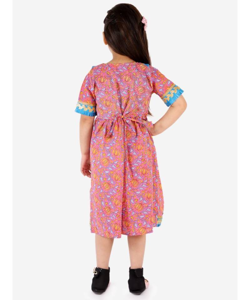 KID1 Fusion Gota lace long dress