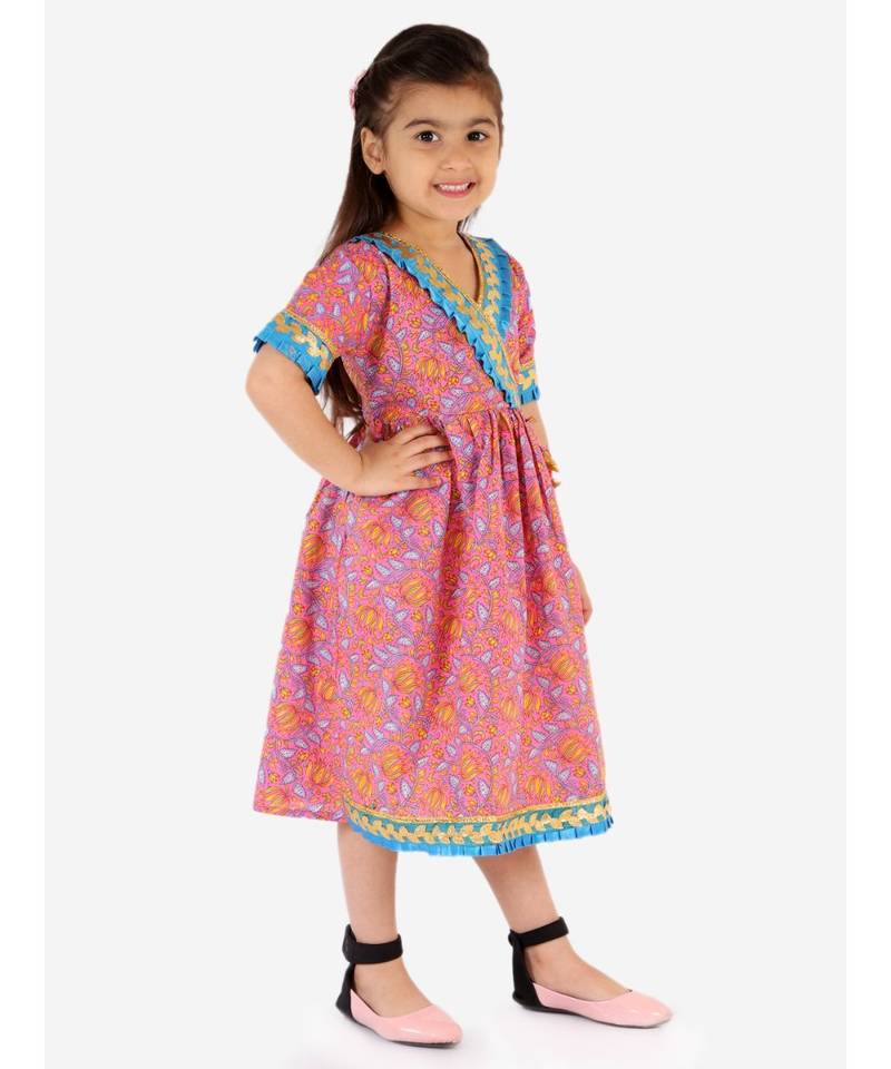 KID1 Fusion Gota lace long dress
