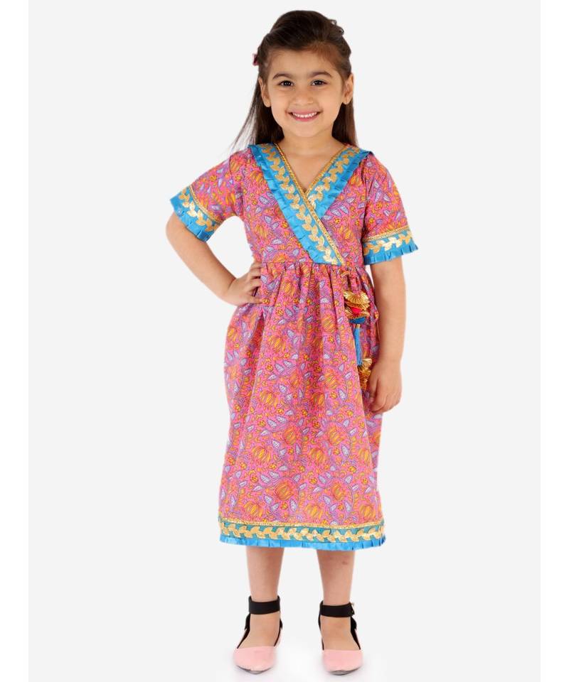 KID1 Fusion Gota lace long dress