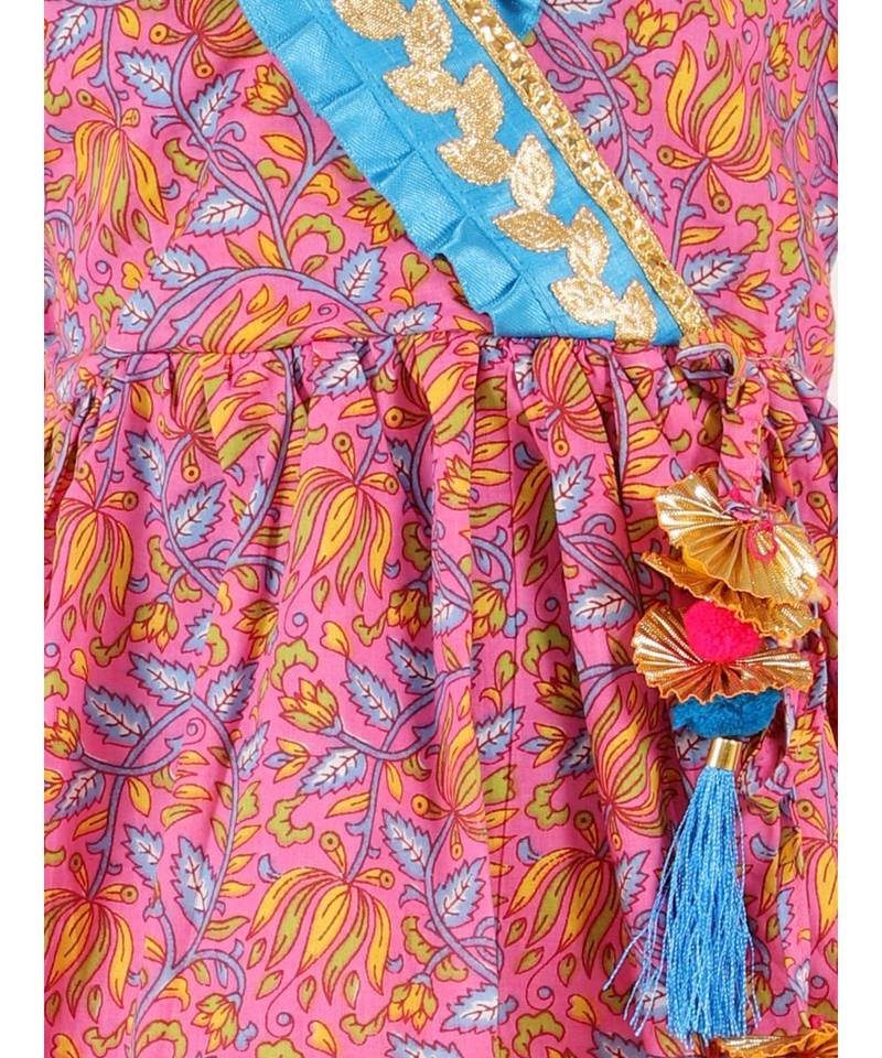 KID1 Fusion Gota lace long dress