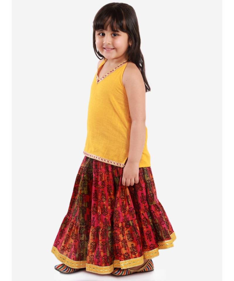 KID1 Fusionwear Top with Long Skirt Set