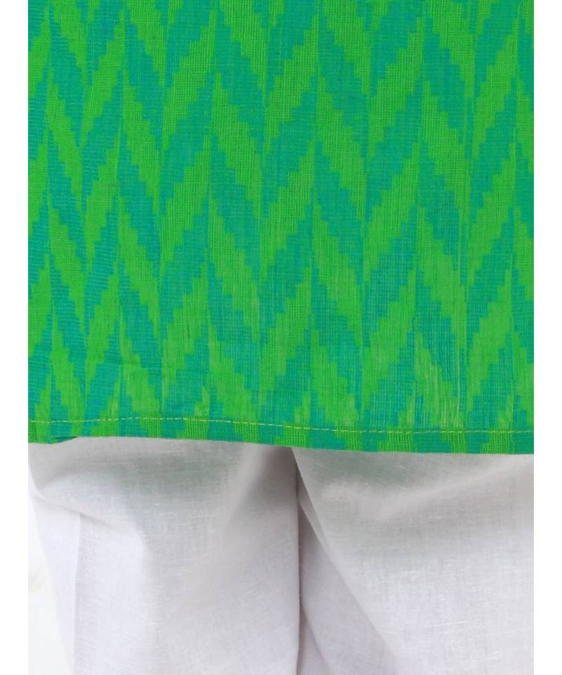 Kid1 Chevron Weave Handloom Kurta Pyjama