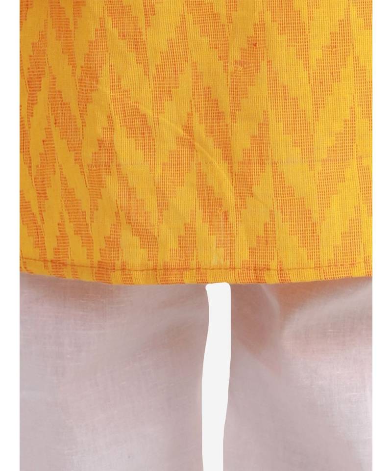 Kid1 Chevron Weave Handloom Kurta Pyjama