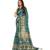 Touch Trends Aqua Color Chanderi Silk Digital Printed Saree