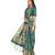 Touch Trends Aqua Color Chanderi Silk Digital Printed Saree