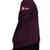 JSDC Women Modest Wear Islamic Plain Instant Hijab + Niqab Style Bubble Georgette Veil Scarf