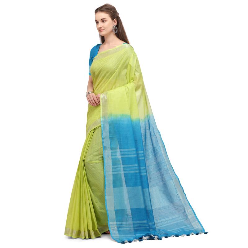 Iris Handloom Craft Cotton  saree