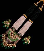 Green kundan necklace-sets