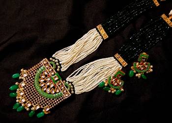 Green kundan necklace-sets 2