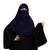 JSDC Women Casual Wear Islamic Plain Instant Hijab + Niqab Style Bubble Georgette Veil Scarf
