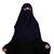 JSDC Women Casual Wear Islamic Plain Instant Hijab + Niqab Style Bubble Georgette Veil Scarf