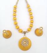 Yellow necklace-sets