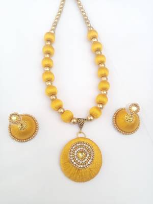Yellow necklace-sets 2