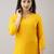  UseCart WOMEN SOLID STRAIGHT RAYON KURTA AND KURTI YELLOW
