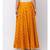 Ethnicity Poly Silk Skirt Mustard Skirt