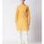 Ethnicity Cotton Straight Yellow Kurta