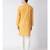 Ethnicity Cotton Straight Yellow Kurta