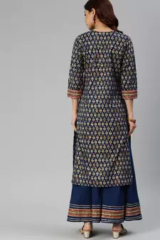 Blue gotta patti cotton salwar