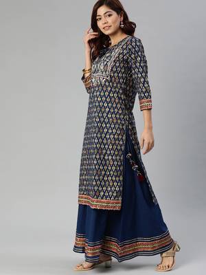 Blue gotta patti cotton salwar 3