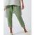 Nylangan Frost Green Pants With Embroidered Hem