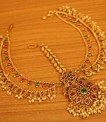 Multicolor maang-tikka