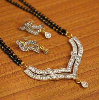 White mangalsutra 1