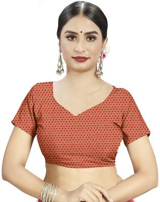 Green woven linen saree with blouse 5