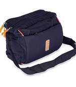 NFI essentials Men's Sling Bag Cross Body Travel Business Messenger Bag for Men (Navy Blue)