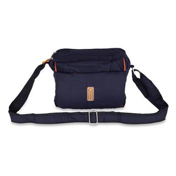 NFI essentials Men's Sling Bag Cross Body Travel Business Messenger Bag for Men (Navy Blue) 2