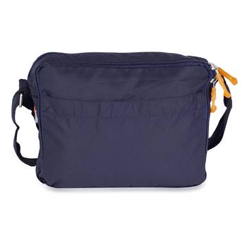 NFI essentials Men's Sling Bag Cross Body Travel Business Messenger Bag for Men (Navy Blue) 3