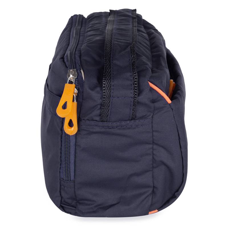 NFI essentials Men's Sling Bag Cross Body Travel Business Messenger Bag for Men (Navy Blue)