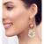 Red and Gold Tone Meenakari Kundan Earrings