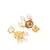 Grey Gold Tone Meenkari Kundan Necklace Set