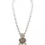 Green and White Pearl Kundan Necklace Set
