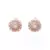 White Pink Gold Tone Kundan Necklace Set
