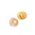 White Pink Gold Tone Kundan Necklace Set
